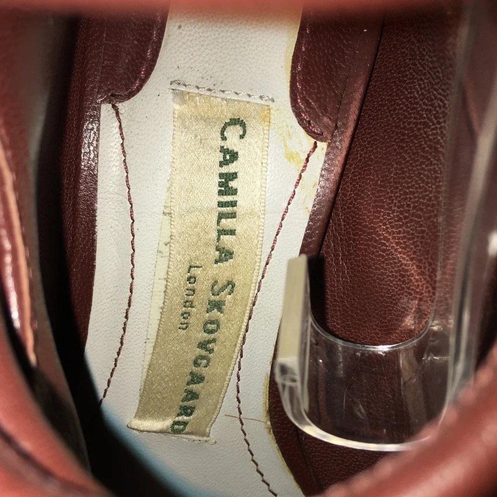 Camilla Skovgaard Leather Strap Heels - Picture 6 of 8